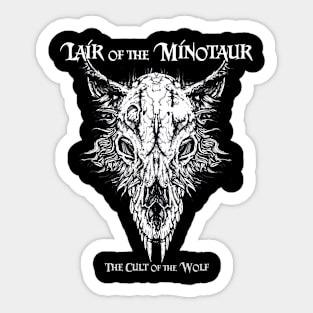 Lair of the Minotaur - Cult of the Wolf Sticker